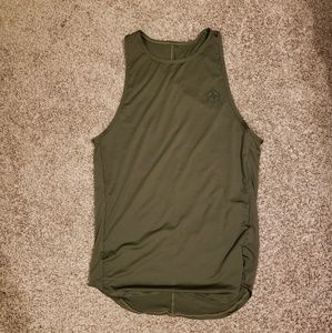Men's Ethos Co. Workout Army Green Bro Tank Top